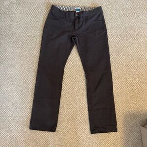 Columbia Gray Denim Pants w Black and White Check Lining 
These run small.
